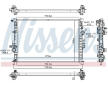 Chladič, chlazení motoru NISSENS 66864