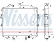 Chladič, chlazení motoru NISSENS 66996