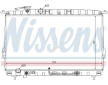 Chladič, chlazení motoru NISSENS 67028