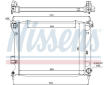 Chladič, chlazení motoru NISSENS 67549