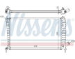 Chladič, chlazení motoru NISSENS 68004A
