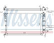 Chladič, chlazení motoru NISSENS 68005A