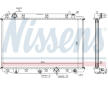 Chladič, chlazení motoru NISSENS 68602A