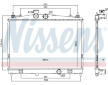 Chladič, chlazení motoru NISSENS 68735