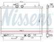 Chladič, chlazení motoru NISSENS 68763