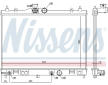 Chladič motora NISSENS 68798