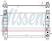 Chladič, chlazení motoru NISSENS 69092