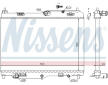 Chladič, chlazení motoru NISSENS 69234