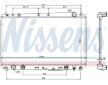 Chladič motora NISSENS 69478