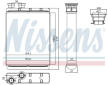 Výměník tepla, vnitřní vytápění NISSENS 707369