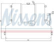 Výměník tepla, vnitřní vytápění NISSENS 71904