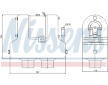 Výměník tepla, vnitřní vytápění NISSENS 71905