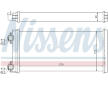 Výměník tepla, vnitřní vytápění NISSENS 71928