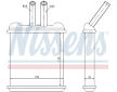 Výmenník tepla vnútorného kúrenia NISSENS 76502
