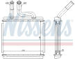 Výměník tepla, vnitřní vytápění NISSENS 76507