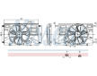 Ventilátor chladenia motora NISSENS 850100