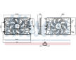 Ventilátor chladenia motora NISSENS 850212