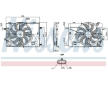 Ventilátor chladenia motora NISSENS 850264
