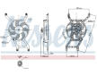 Ventilátor chladenia motora NISSENS 850280