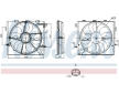 Ventilátor chladenia motora NISSENS 850294