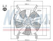 Větrák, chlazení motoru NISSENS 85048