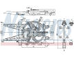 Větrák, chlazení motoru NISSENS 85051