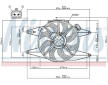 Větrák, chlazení motoru NISSENS 85105