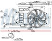 Větrák, chlazení motoru NISSENS 85124