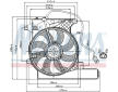Větrák, chlazení motoru NISSENS 85202