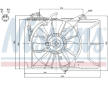 Větrák, chlazení motoru NISSENS 85226