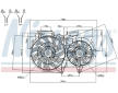 Větrák, chlazení motoru NISSENS 85246