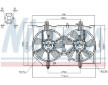 Větrák, chlazení motoru NISSENS 85279