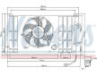 Větrák, chlazení motoru NISSENS 85318
