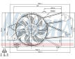 Ventilátor chladenia motora NISSENS 85482