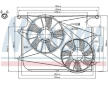 Větrák, chlazení motoru NISSENS 85610