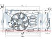 Větrák, chlazení motoru NISSENS 85640