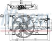 Větrák, chlazení motoru NISSENS 85693