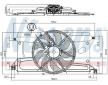 Větrák, chlazení motoru NISSENS 85697
