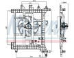 Větrák, chlazení motoru NISSENS 85711