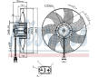 Větrák, chlazení motoru NISSENS 85726