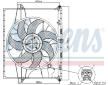 Větrák, chlazení motoru NISSENS 85739