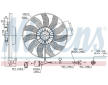 Větrák, chlazení motoru NISSENS 85763