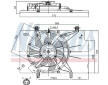Větrák, chlazení motoru NISSENS 85768