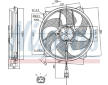 Větrák, chlazení motoru NISSENS 85790