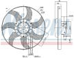 Větrák, chlazení motoru NISSENS 85802