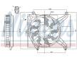 Větrák, chlazení motoru NISSENS 85893