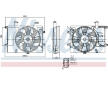 Větrák, chlazení motoru NISSENS 85897