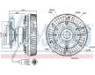 Spojka, větrák chladiče NISSENS 86028
