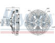 Spojka, větrák chladiče NISSENS 86058