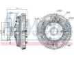 Spojka, větrák chladiče NISSENS 86090